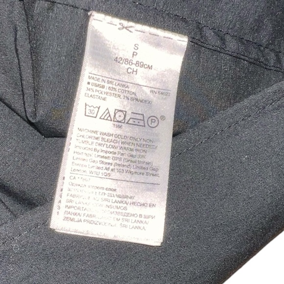 New Banana Republic POPLIN PUFF-SLEEVE BLOUSE size Small BLACK - Picture 5 of 6